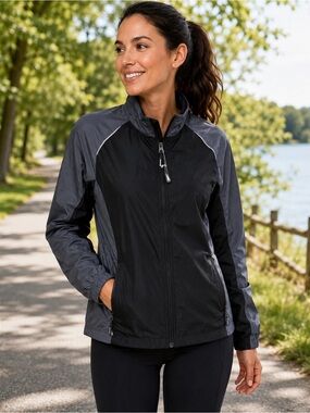 CORE 365 by North End Women’s Black and Gray Utility Jacket Large